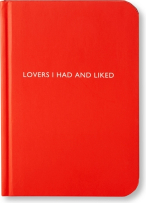 ARCHIE GRAND 'Lovers I had and liked' notebook