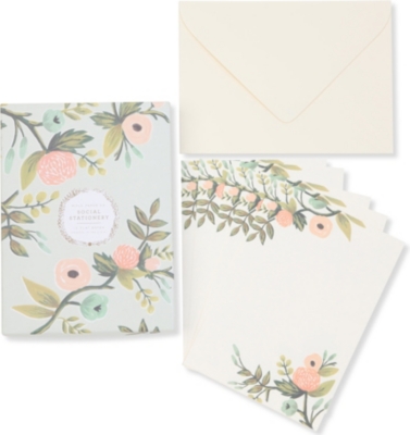 RIFLE PAPER Antoinette social stationery set