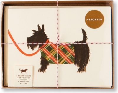 RIFLE PAPER Set of 8 Dog Notelets