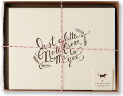 RIFLE PAPER 'Just a Little Note' set of eight notelets