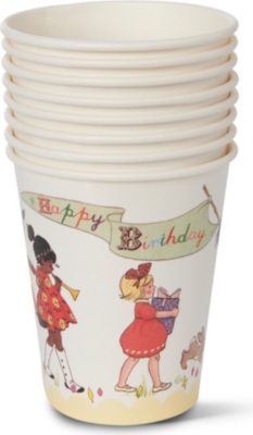 TALKING TABLES Belle & Boo paper cups pack of eight