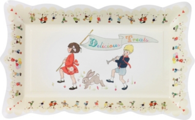 TALKING TABLES Belle & Boo party platters pack of four