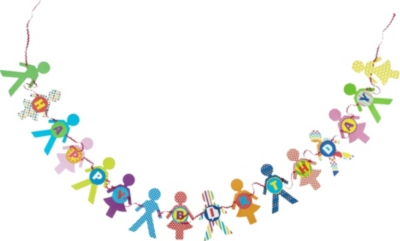 TALKING TABLES Happy Birthday bunting banner