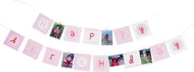 TALKING TABLES Birthday photo banner