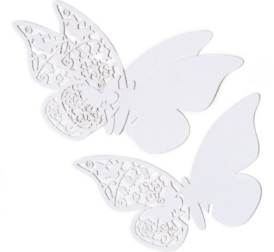 TALKING TABLES Butterfly place cards pack of ten