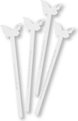 TALKING TABLES Butterfly social stirrers pack of twenty