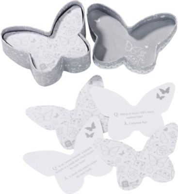 TALKING TABLES Butterfly trivia box
