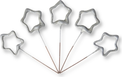 TALKING TABLES Star sparklers box of five