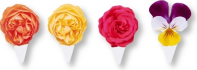 TALKING TABLES Flower cake toppers