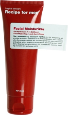 RECIPE FOR MEN Facial moisturiser