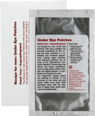 RECIPE FOR MEN Under eye patches