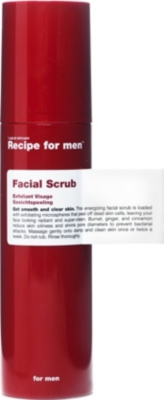 RECIPE FOR MEN Facial scrub