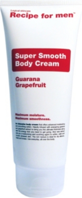RECIPE FOR MEN Super Smooth body cream