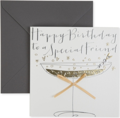 BELLY BUTTON DESIGNS To a Special Friend birthday card