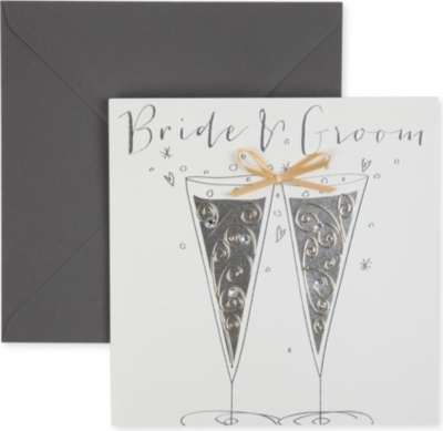 BELLY BUTTON DESIGNS Bride and Groom wedding card