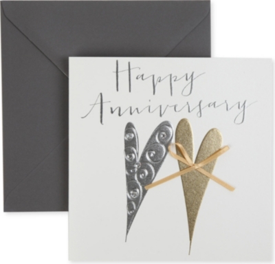 BELLY BUTTON DESIGNS Happy anniversary card