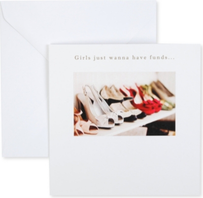 SUSAN O'HANLON Girls Just Wanna Have Funds card