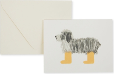 RIFLE PAPER Shaggy dog card