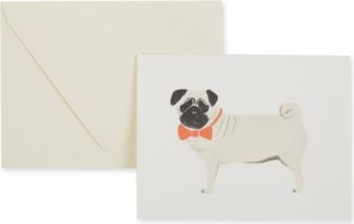 RIFLE PAPER Pug card