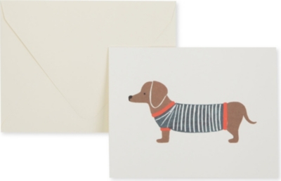 RIFLE PAPER Dachshund card