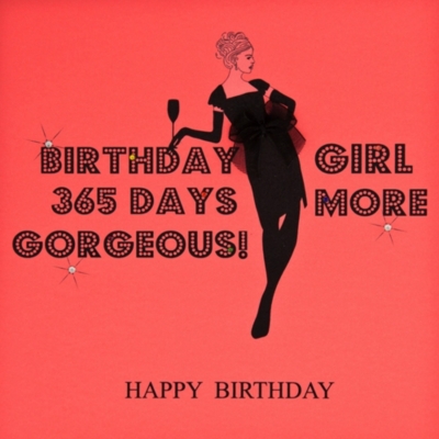 FIVE DOLLAR SHAKE 365 days more gorgeous birthday card