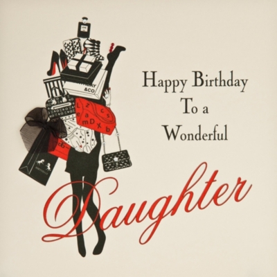 FIVE DOLLAR SHAKE Wonderful Daughter birthday card