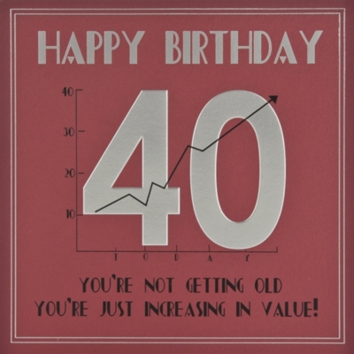FIVE DOLLAR SHAKE 40th Birthday card