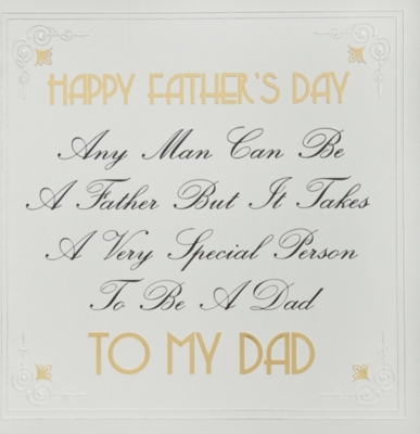 FIVE DOLLAR SHAKE Special Person To Be A Dad Father's Day card