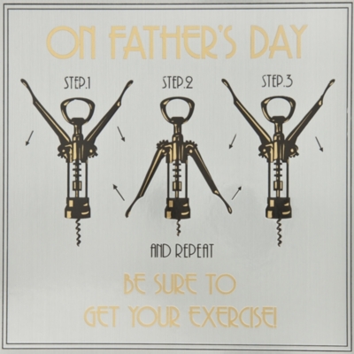 FIVE DOLLAR SHAKE Bottle Opener Father's Day card