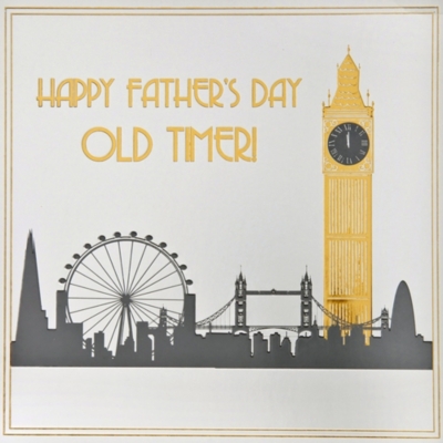 FIVE DOLLAR SHAKE Old Timer Father's Day card