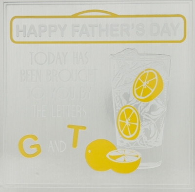 FIVE DOLLAR SHAKE G and T Father's Day card