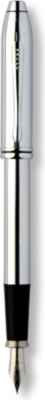 A T CROSS Townsend chrome fountain pen