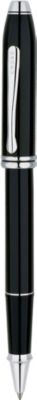 A T CROSS Townsend black lacquer selectip rollerball pen