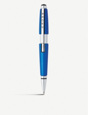 A T CROSS Edge rollerball pen blue