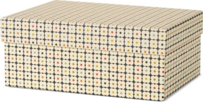 ORLA KIELY Medium black abacus gift box