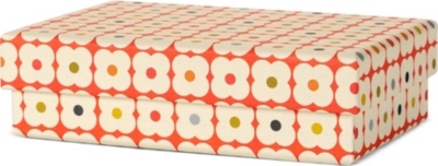 ORLA KIELY Tiny orange flower gift box