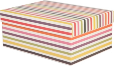 CAROLINE GARDNER Bright Stripe large gift box