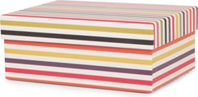 CAROLINE GARDNER Bright Stripe medium gift box