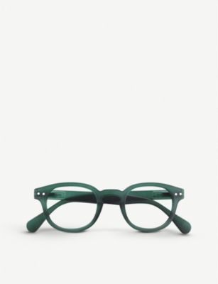 IZIPIZI: #C Reading square-frame glasses +1