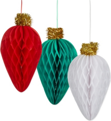 talking tables honeycomb decorations selfridges hanging pack