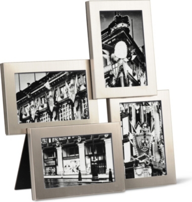 UMBRA Lira multi picture frame nickle