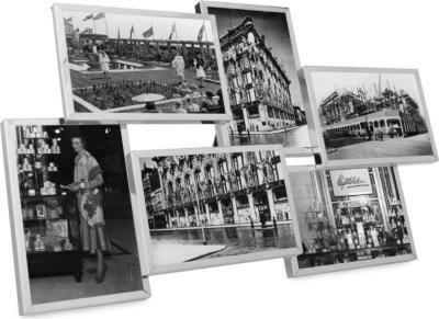 UMBRA Flo chrome collage photo frame 4