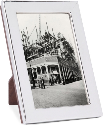BASKERVILLE AND SANDERS Silver-plated photo frame 4