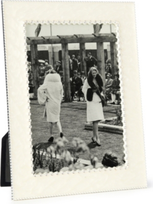 ADDISON ROSS LONDON Cream enamel and diamante photo frame 5