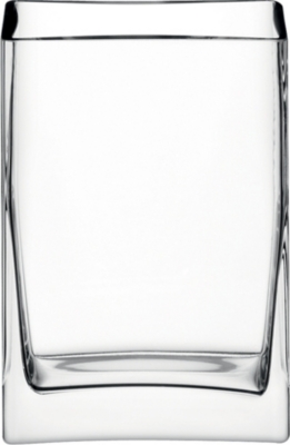 LSA Flower rectangular bunch vase 22cm