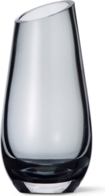 LSA Lazlo Blue vase 16.5cm