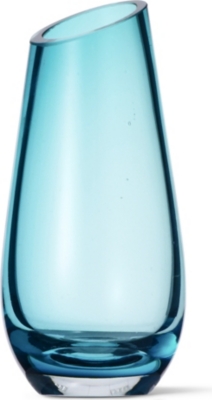 LSA Lazlo Blue vase 16.5cm