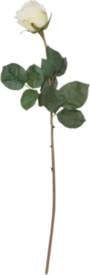 SIA HOME FASHION Rose English bud stem in white 72cm