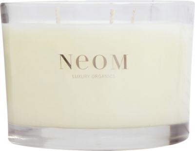 NEOM LUXURY ORGANICS Happiness three-wick candle