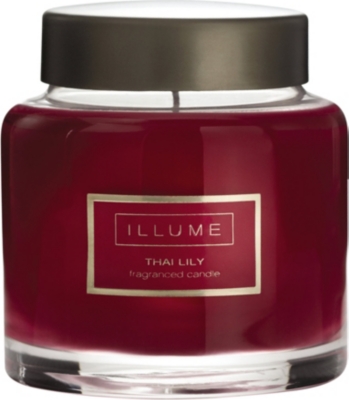 ILLUME Thai Lily scented candle jar
